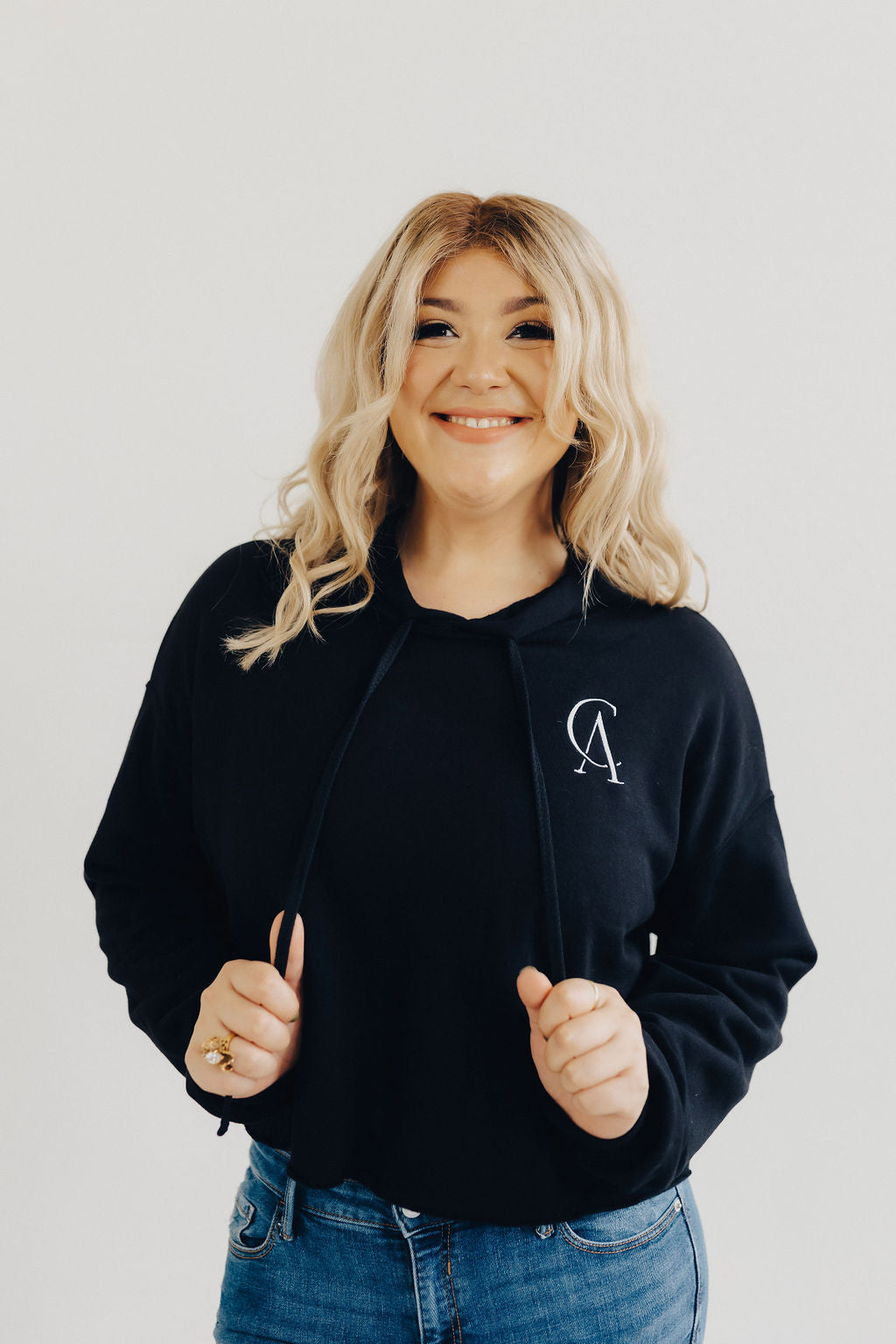 Capeles Agency Crop Hoodie