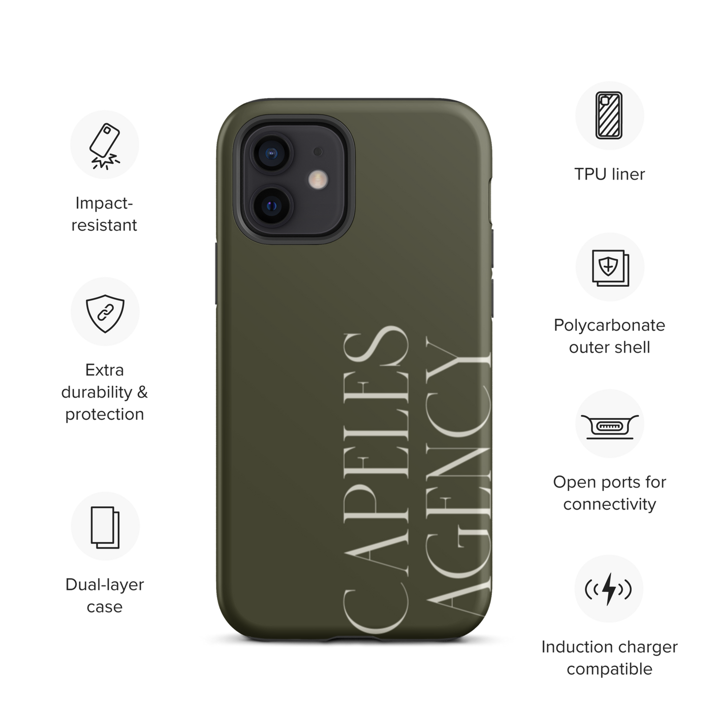 Capeles Agency iPhone Case