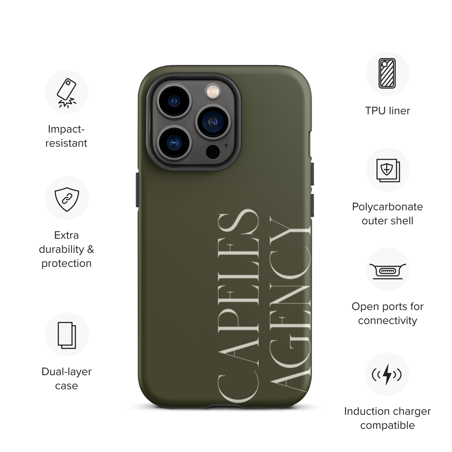 Capeles Agency iPhone Case