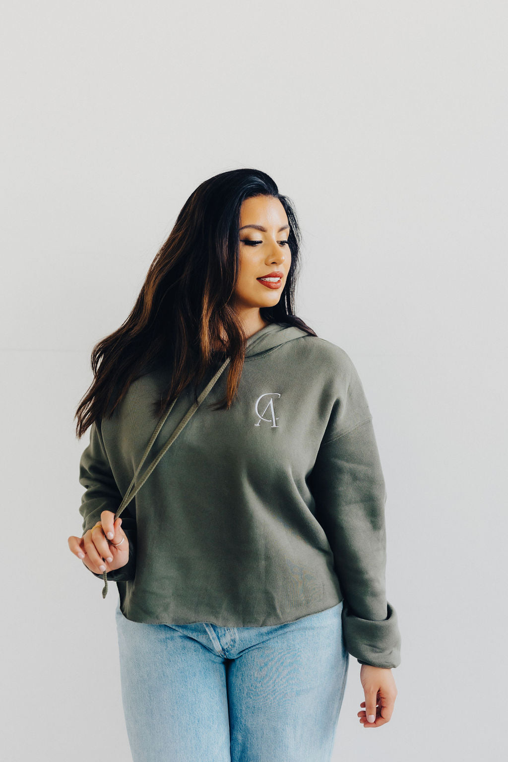 Capeles Agency Crop Hoodie