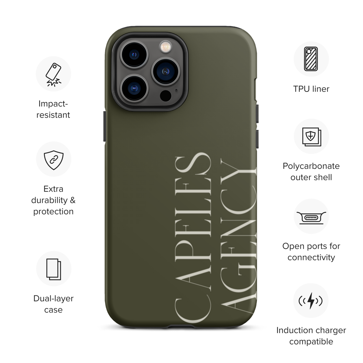 Capeles Agency iPhone Case